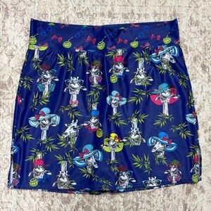 Skort Obsession Giraffe Novelty Print Skort Size XL
